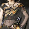 Black Georgette Saree with Heavy Sequins Work